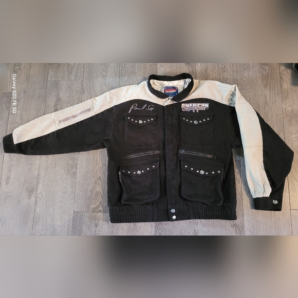 American Chopper Black and Cream Jacket 2004 - Picture 3 of 5